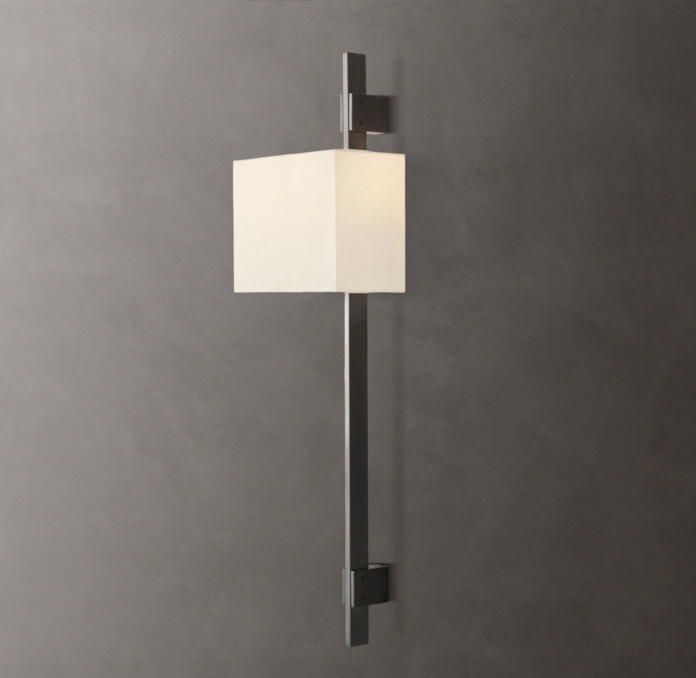 Vela Rectangular Bar Sconce - Rectangular Shade