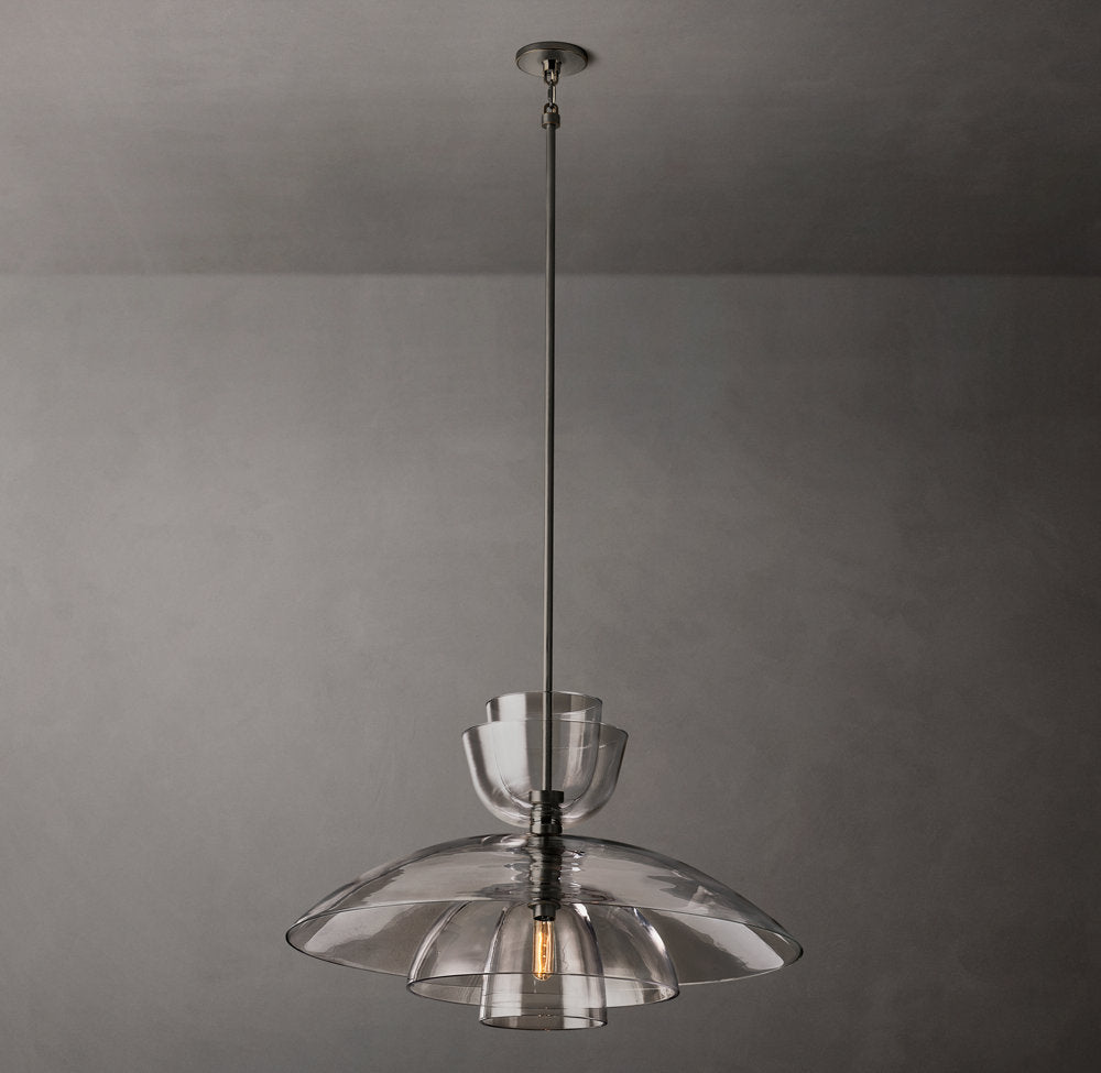 Blom Clear Glass Cloche Grand Pendant
