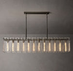 Calamette Glass Rectangular Chandelier 72"