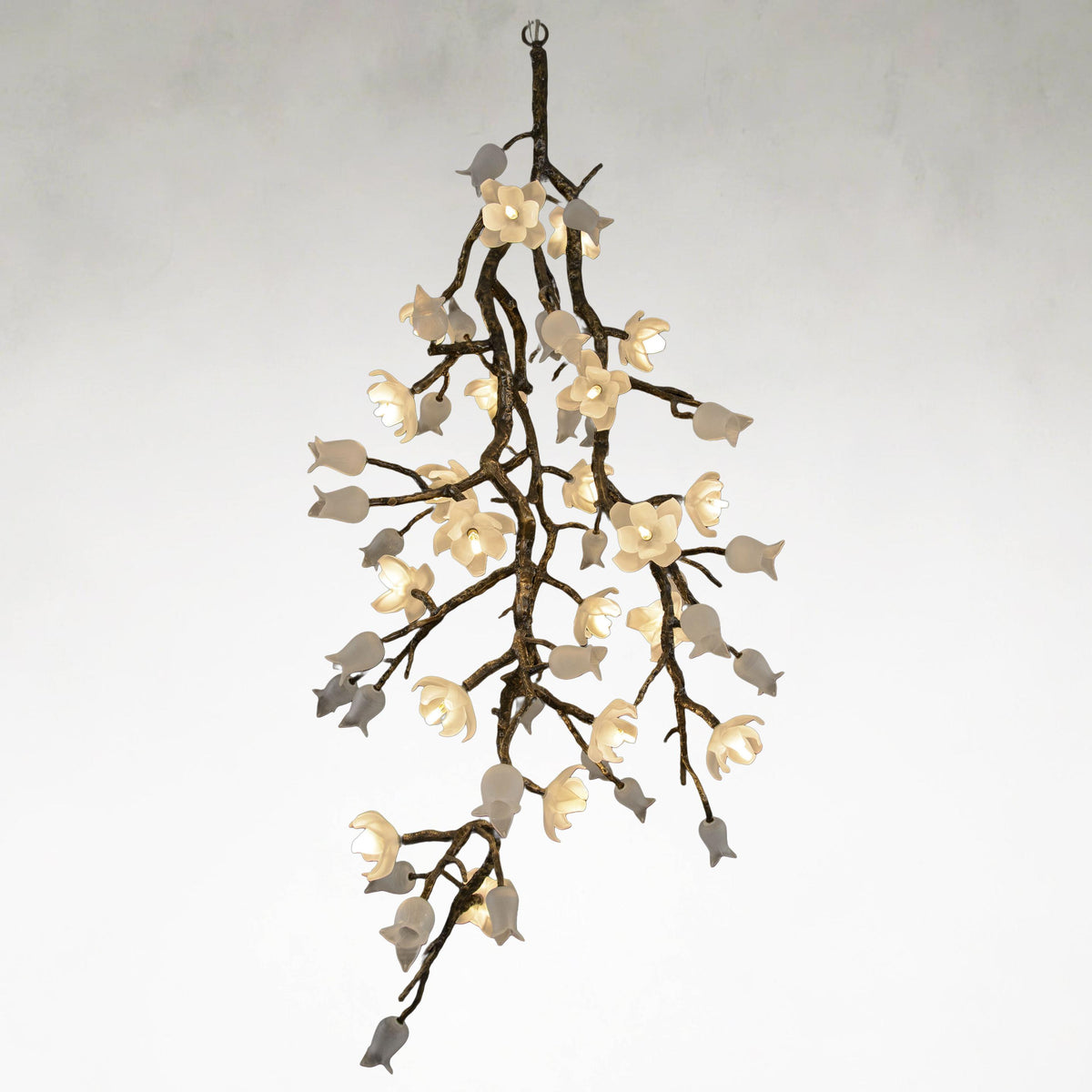 Churippu 21-Light Light Bronze Chandelier Ceiling Fixture