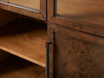 Hattie Burl Glass Cabinet
