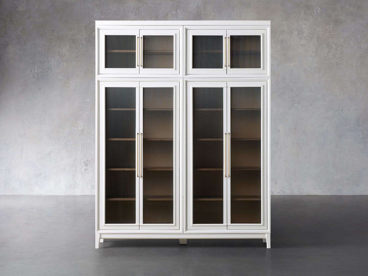 Rowan Modular Stacked Glass Cabinet
