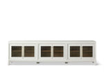 Rowan Media Console with Reeded Glass Doors
