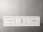 Rowan Modular Wood Door Plinth Media Console