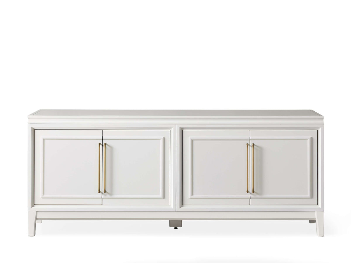 Rowan Media Console with Wood Doors