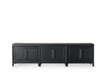 Rowan Media Console with Wood Doors