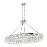 Group Calypso Polished Chrome 18-Inch Eight-Light Pendant