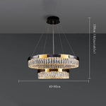 Siena Contemporary Crystal Light Fixture