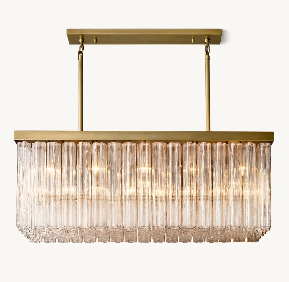 Cielo Rectangular Chandelier 54"