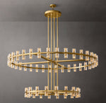 Arcachon LED Round Two-Tier Chandelier 60"