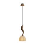 Elowen Twisted Wood Pendant Light