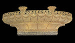 Entryway/ foyer crystal chandelier in gold plated finish