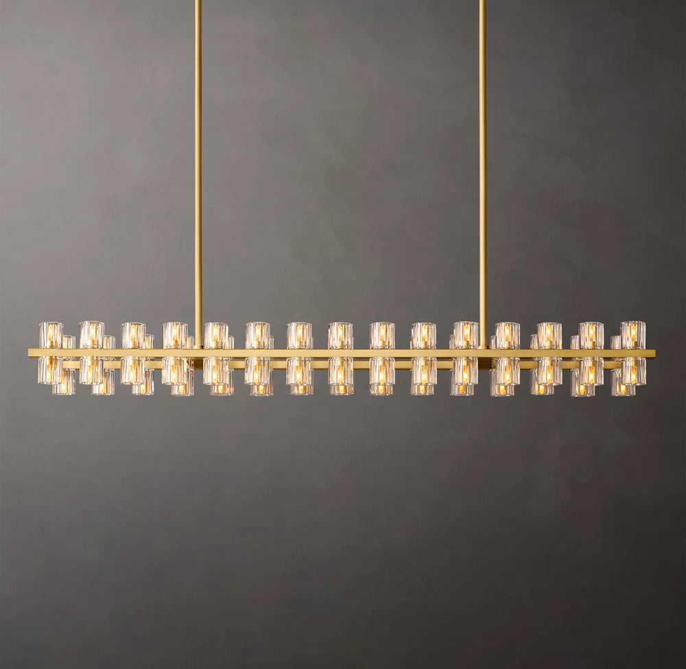Arcachon LED Rectangular Chandelier 54"