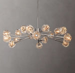Boule De Cristal Clear Glass Round Chandelier 48"