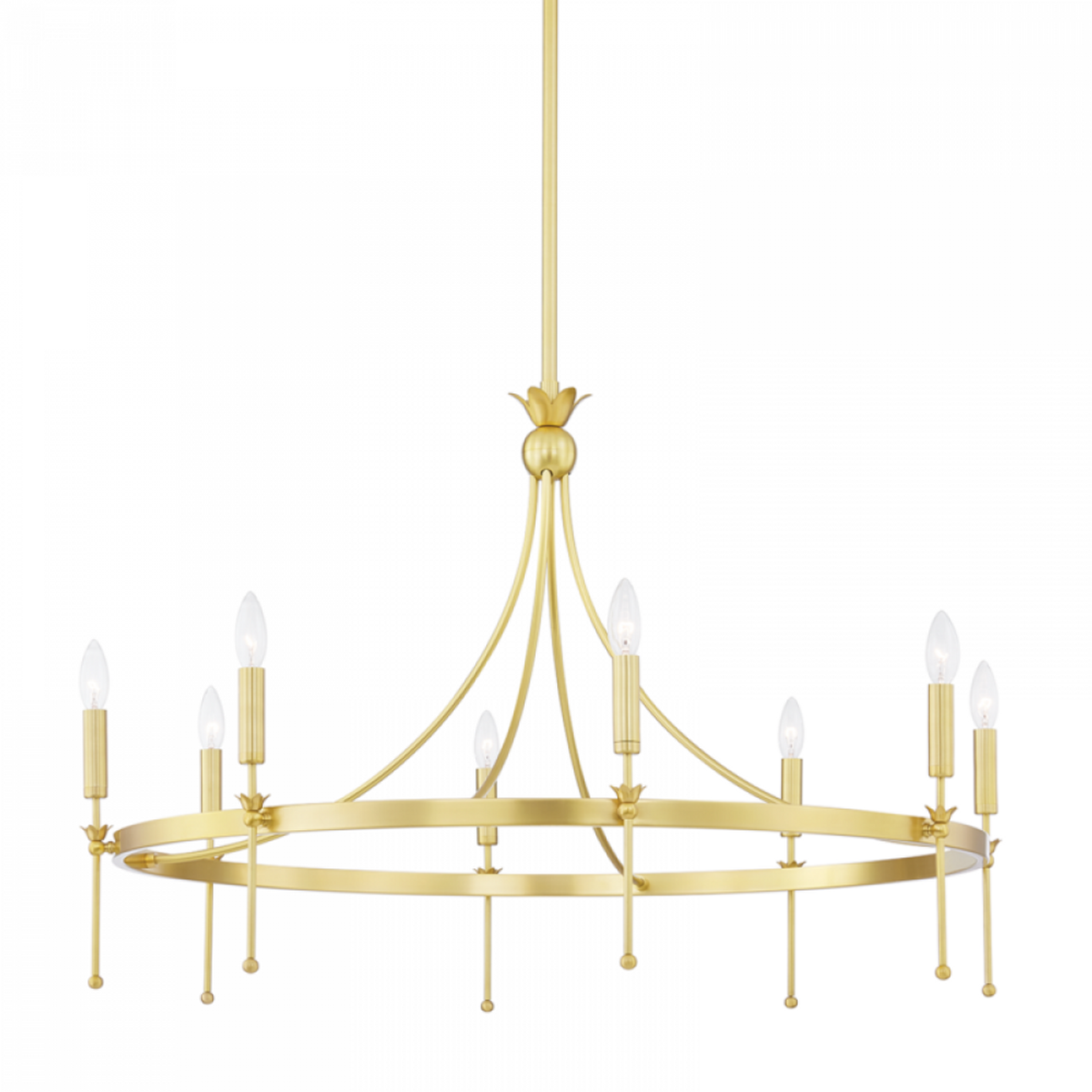 Marshallia Small Gold Chandelier