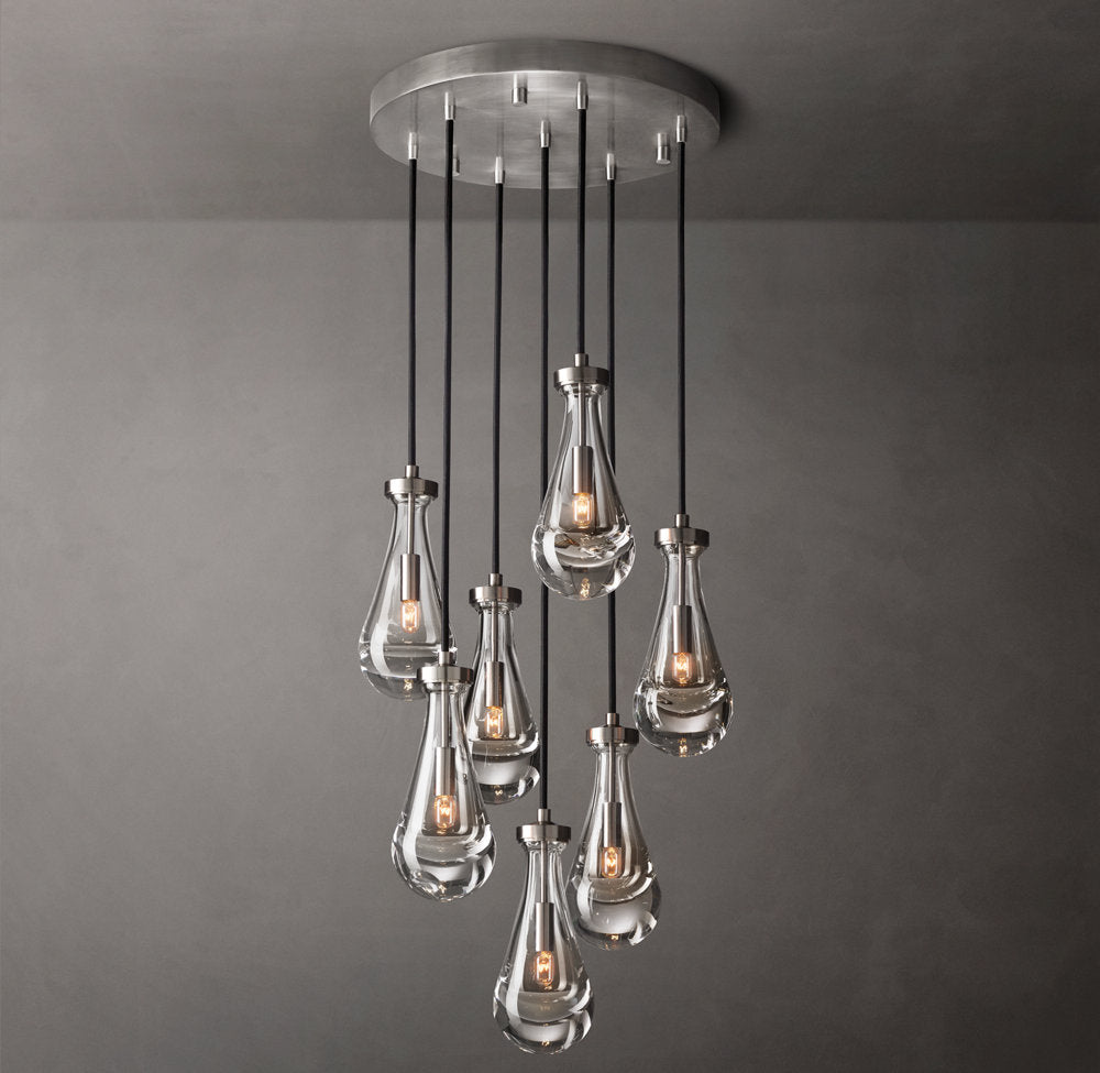 Rain Round Chandelier 18"