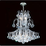 11-Light ChromeFinish with Clear-Crystals Chandelier