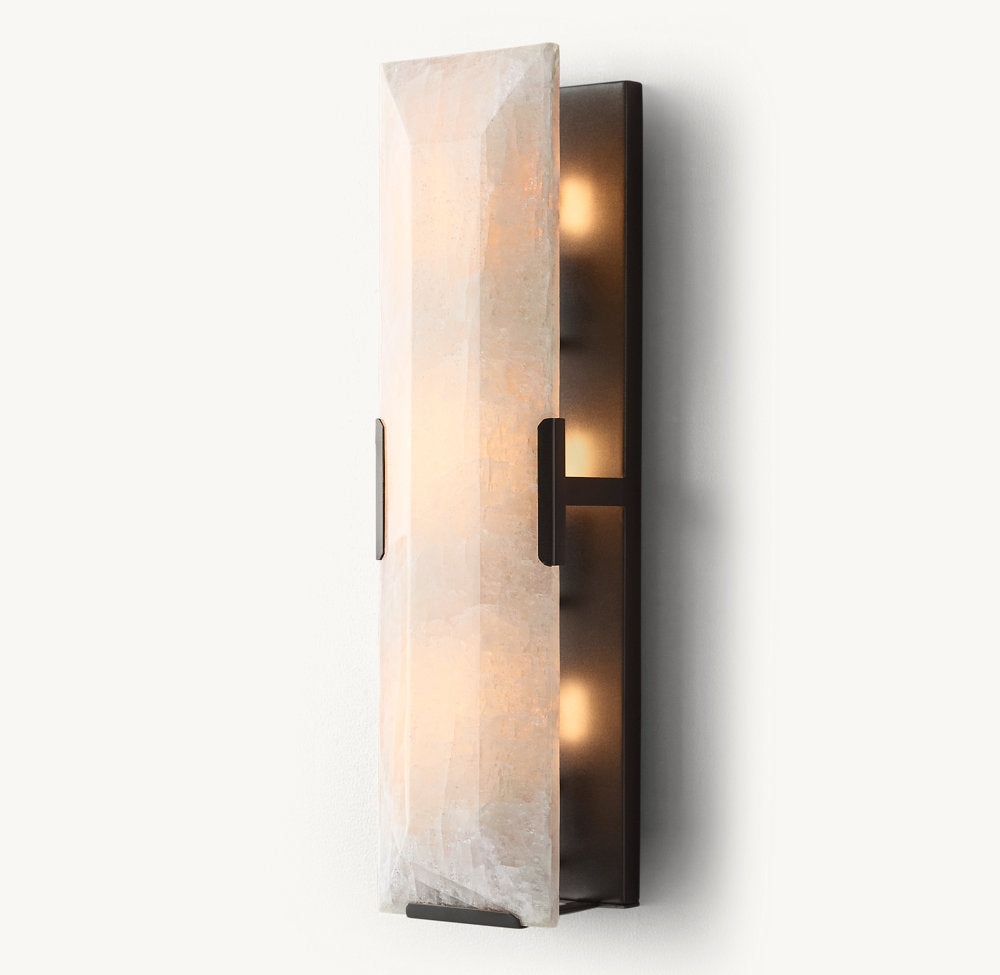 Harlow Calcite Linear Sconce