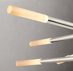 Rousseau 10-Light Mobile Etched Rod Chandelier