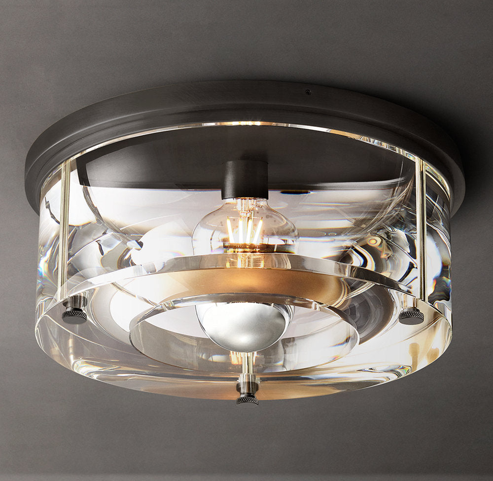 Savile Round Flushmount