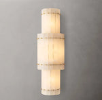 San Marco Alabaster Grand Round Sconce