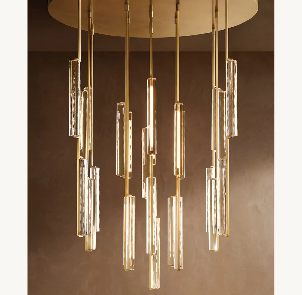 Audubon Crystal Round Chandelier 56"