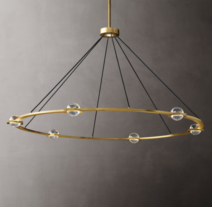 └clatant Round Chandelier 60"
