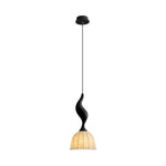 Elowen Twisted Wood Pendant Light