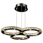 Corp Galaxy Polished Chrome Twenty-Four Light LED Pendant