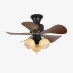 Woodgrain Charm Ceiling Fan Light