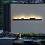 Mountain Scenery Creative Waterproof LED Modern Outdoor Wall Lights