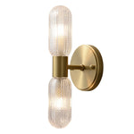 Palermo 12" Brass Wall Light Sconce