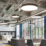 Round Pendant LED Office Lighting Modern Suspended Luminaires for Workspace