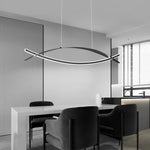 Art Strips Hardware Plating Stepless Dimming LED Nordic Chandelier