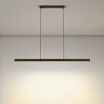 30'' Rectangular Modern Black Pendant Light Vintage Pendant Lighting