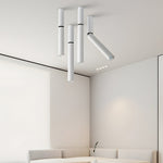 White Adjustable Cylinder Ceiling Spotlights - 1-Light LED 3W