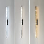 41-Inch Long Linear Acrylic Brilliant Sword LED Wall Sconce