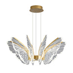 Butterflies LED Dimmable with Remote Control Modern Chandelier Hanging Lamp