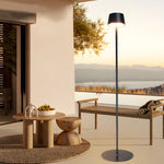 48.8-in Black Touch Dimming LED Rechargeable Floor Lamp