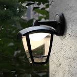 Retro Waterproof Black Vintage Outdoor Wall Lamp Plug in Wall Sconce Lighting