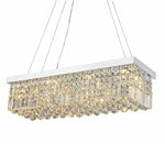 Crystal Kitchen Rectangle Chandelier 47"