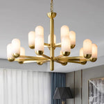 Moonshade Natural Marble Multi Light Chandelier