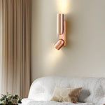 Simple Iron Cylinder Adjustable up and down Lighting Modern Wall Lamp