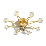 Stars Creative Balls 3 Step Dimming Modern Ceiling Fans