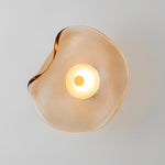 Irregular Round Glass Creative Postmodern Wall Lamp Wall Sconce Lighting