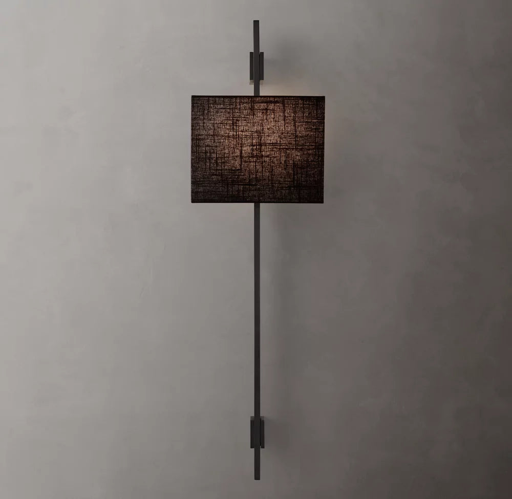 Vela Rectangular Bar Sconce - Rectangular Shade