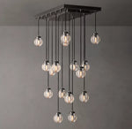 Pearl Rectangular Chandelier 36"