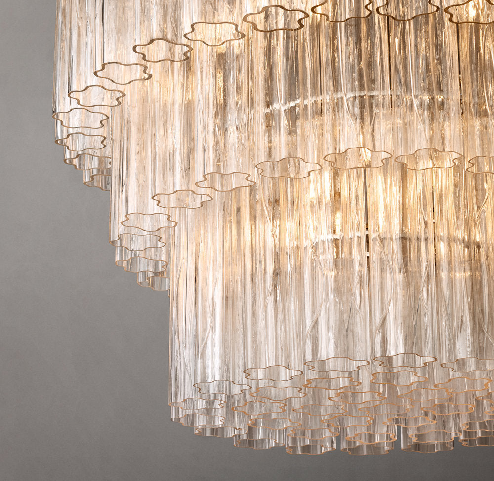 Cielo Three-Tier Round Chandelier 36"