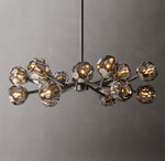 Boule De Cristal Smoke Glass Round Chandelier 36"