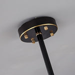 Diamante Crystal Branch Chandelier, Black